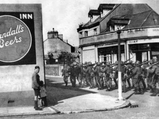 They march everywhere